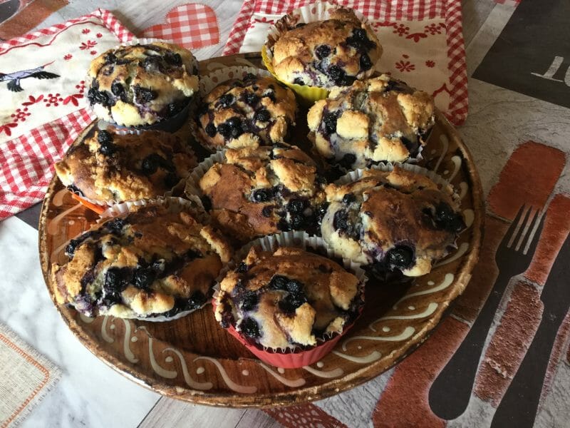 Cliquez pour zoomer ! Muffins aux myrtilles Thermomix par Bredala