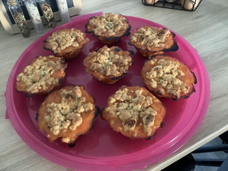 Cliquez pour zoomer ! Crumble aux abricots Thermomix par Lauratav