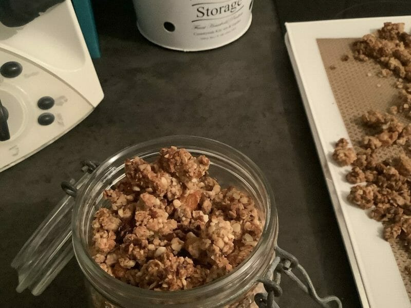 Cliquez pour zoomer ! Granola dattes et banane Thermomix par Lauratav