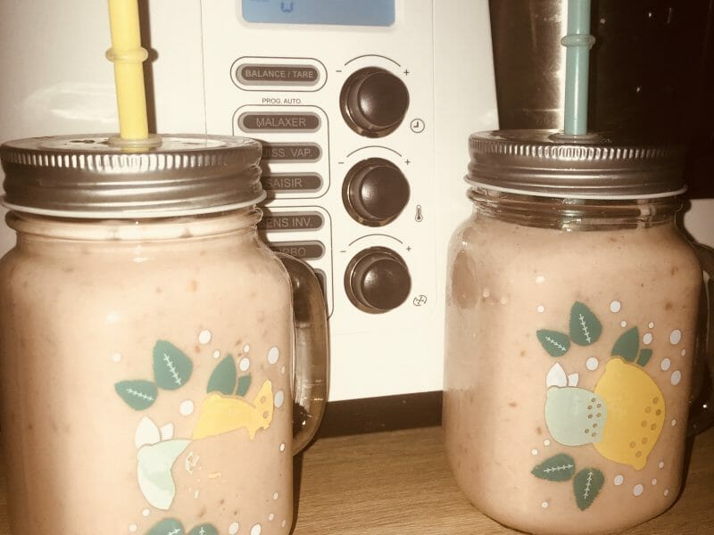 Cliquez pour zoomer ! Smoothie fruits rouges et banane Thermomix par Souad08