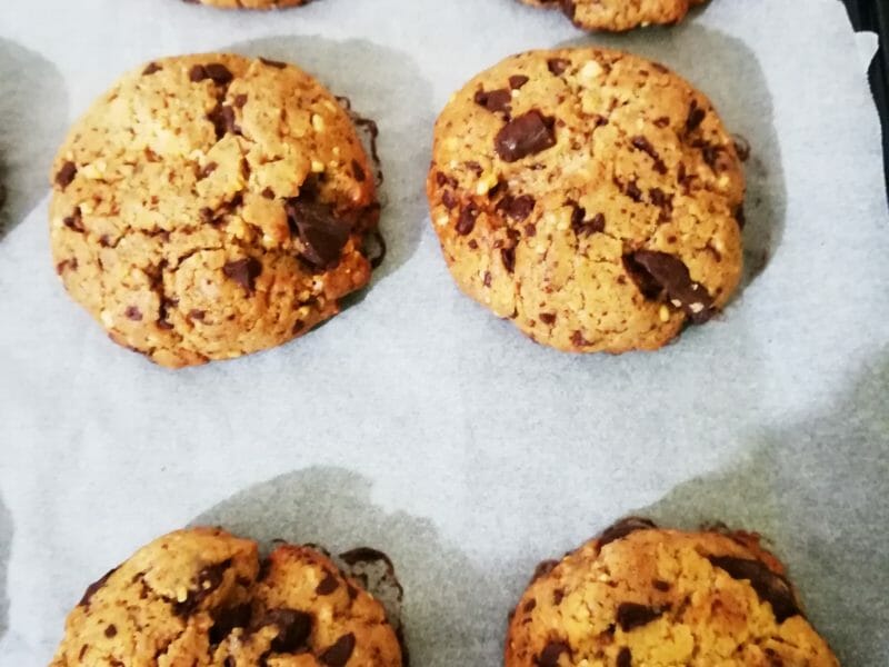 Cliquez pour zoomer ! Cookies beurre de cacahuète et pépites de chocolat Thermomix par Anaiis21