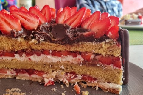 Cliquez pour zoomer ! Shortcake aux fraises Thermomix par Anamiss