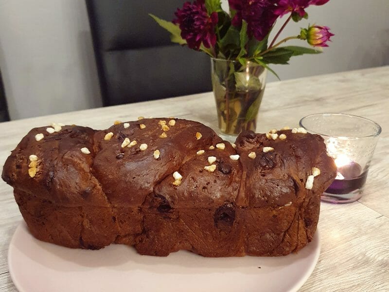 Cliquez pour zoomer ! Brioche tout chocolat Thermomix par deborah67