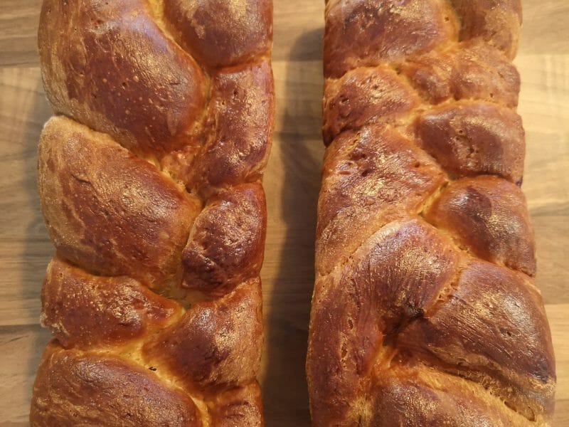 Cliquez pour zoomer ! Brioche tressée à la mie filante Thermomix par MA17