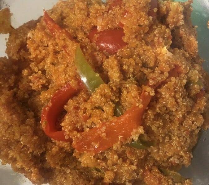 Cliquez pour zoomer ! Quinoa sauce basquaise Thermomix par zainacooking