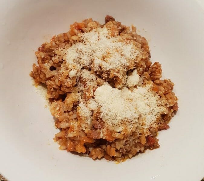 Cliquez pour zoomer ! Risotto à la bolognaise Thermomix par Lucie_66