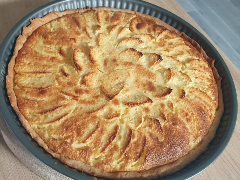 Cliquez pour zoomer ! Tarte normande aux pommes Thermomix par Lucie_66