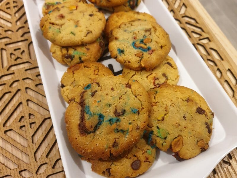 Cliquez pour zoomer ! Cookies beurre de cacahuète et pépites de chocolat Thermomix par Lucie_66