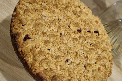 Cliquez pour zoomer ! Crumb cake framboises Thermomix par Lucie_66