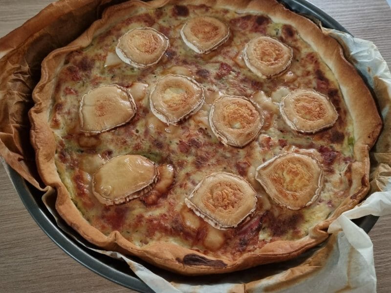 Cliquez pour zoomer ! Tarte courgette, jambon & chèvre Thermomix par Lucie_66