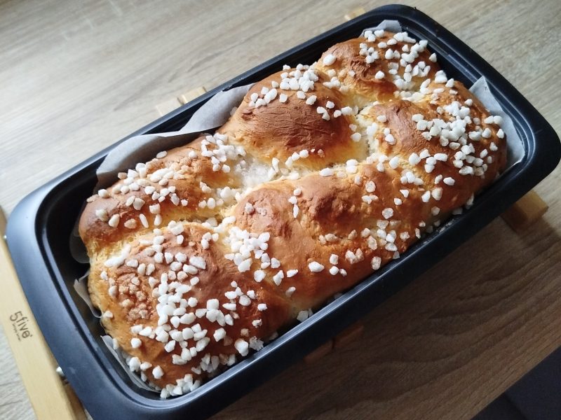 Cliquez pour zoomer ! Brioche sans beurre, sans oeufs Thermomix par nellylulu