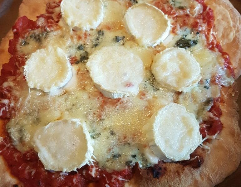 Cliquez pour zoomer ! Pizza 4 fromages Thermomix par LaReine