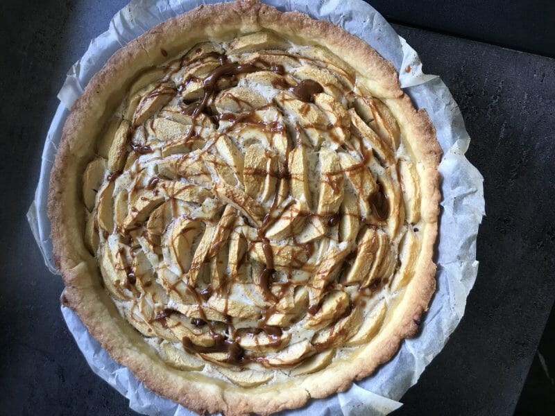 Cliquez pour zoomer ! Tarte pom’pote et caramel beurre salé Thermomix par Tchicao