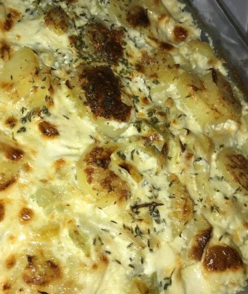 Cliquez pour zoomer ! Gratin de pommes de terre à la normande Thermomix par sherazIna