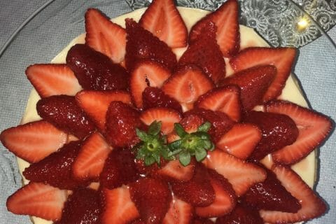 Cliquez pour zoomer ! Tarte aux fraises sans cuisson au Thermomix