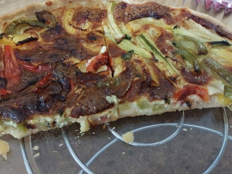 Cliquez pour zoomer ! Quiche poivrons et courgettes Thermomix par BbAM