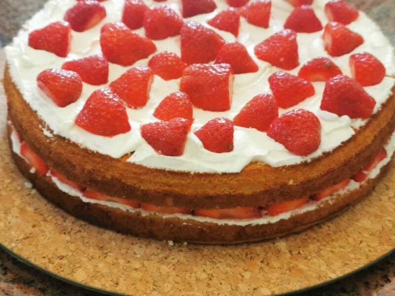Cliquez pour zoomer ! Shortcake aux fraises Thermomix par Maite0702