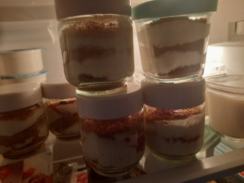 Cliquez pour zoomer ! Tiramisu aux framboises et spéculoos Thermomix par montermomix