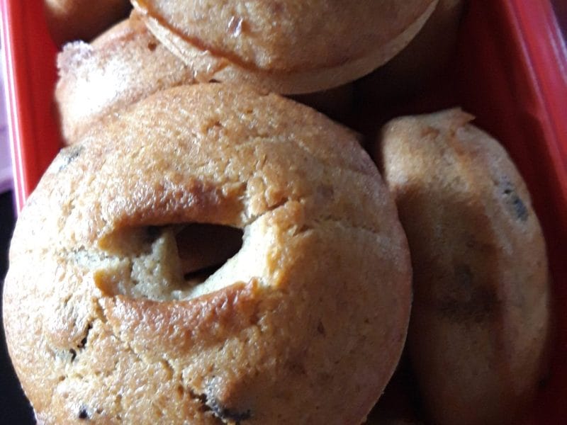 Cliquez pour zoomer ! Cake banane et pépites de chocolat Thermomix par MacMumu