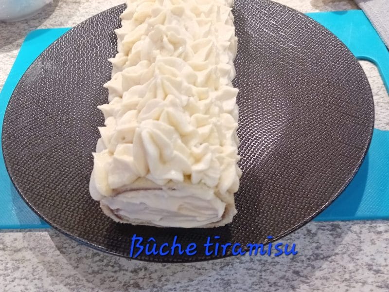 Cliquez pour zoomer ! Bûche Tiramisu Thermomix par jubakaol