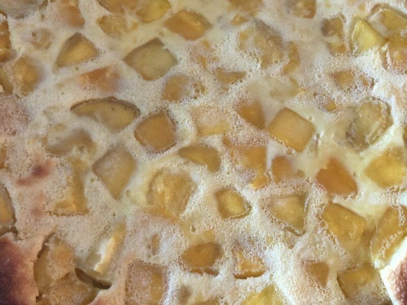 Cliquez pour zoomer ! Clafoutis à la mangue Thermomix par Cleim