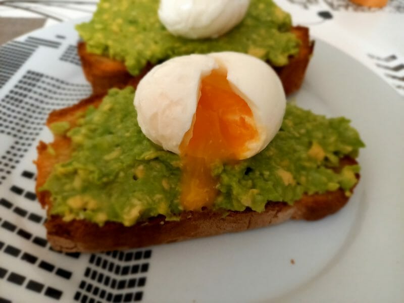 Cliquez pour zoomer ! Tartine avocat et oeuf mollet Thermomix par Debby81