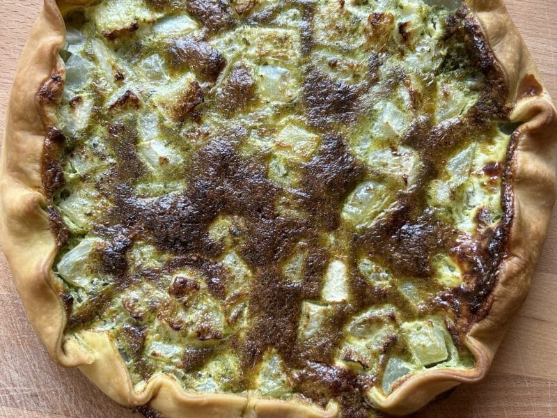 Cliquez pour zoomer ! Tarte aux courgettes et au pesto Thermomix par zenith68