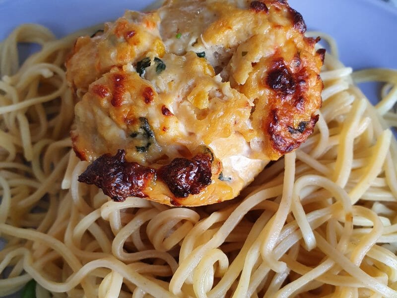 Cliquez pour zoomer ! Boulettes de poulet Thaï Thermomix par Fredounete