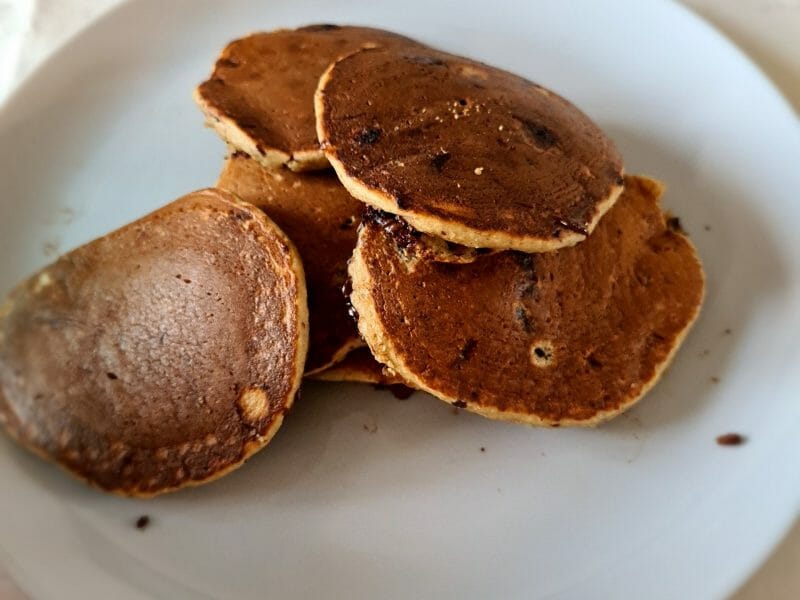 Cliquez pour zoomer ! Pancakes healthy flocons d’avoine et banane Thermomix par Cynth31