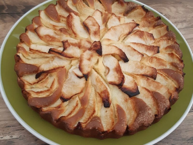 Cliquez pour zoomer ! Gâteau aux pommes et mascarpone Thermomix par Seven