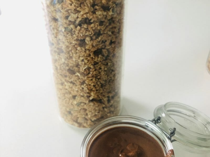 Cliquez pour zoomer ! Granola dattes et banane Thermomix par elopixie