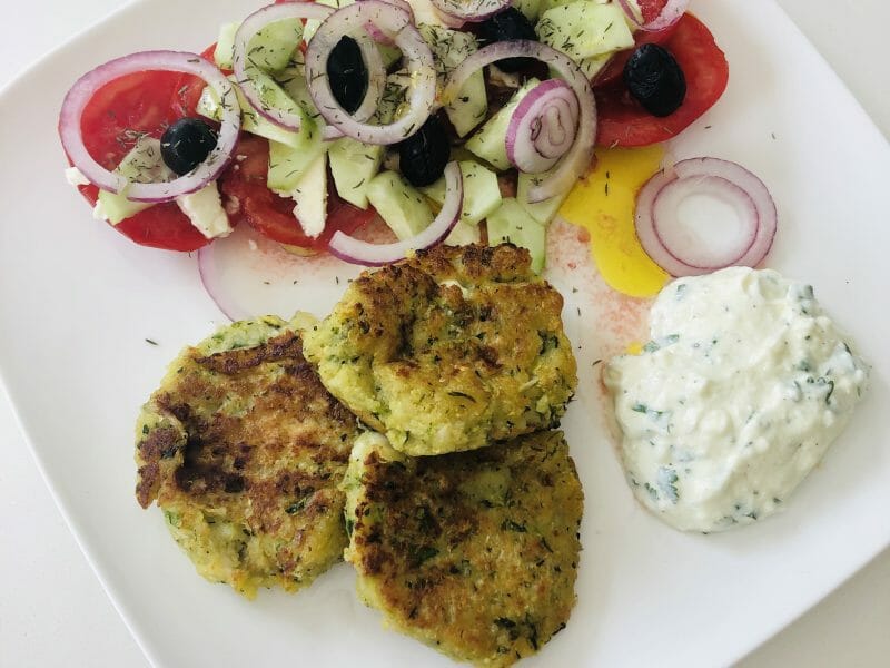 Cliquez pour zoomer ! Galettes de courgettes grecques Thermomix par elopixie