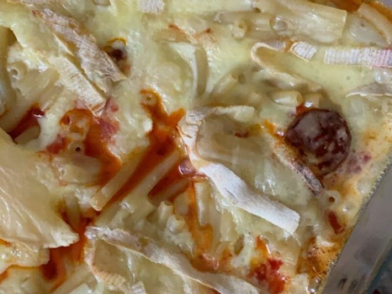 Cliquez pour zoomer ! Gratin de macaroni reblochon et chorizo Thermomix par PrincessexSarah