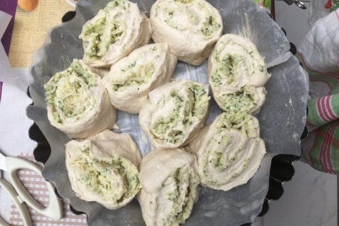 Cliquez pour zoomer ! Pain à l’ail, persil et mozzarella Thermomix par BLACHOUETTE