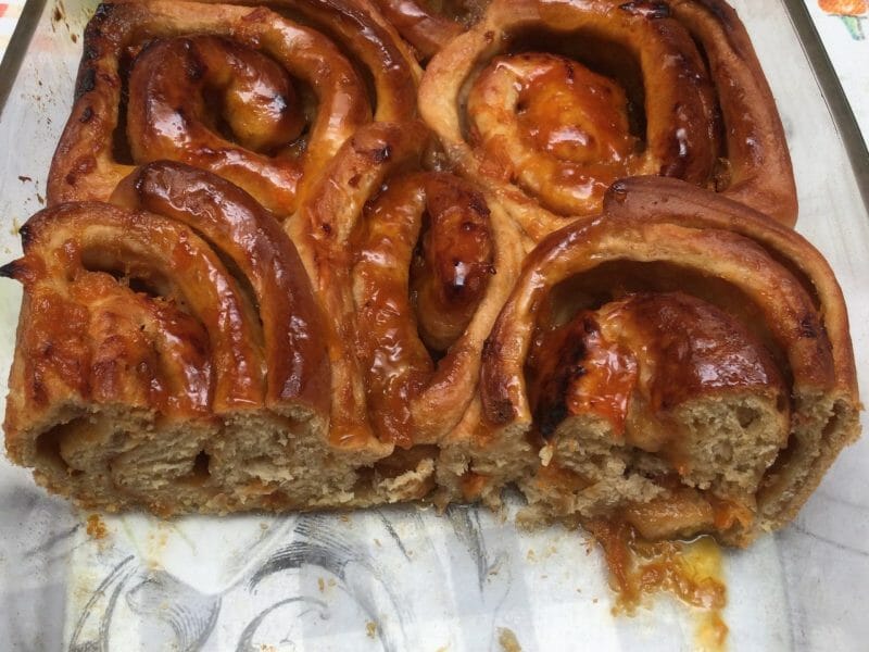 Cliquez pour zoomer ! Roulés aux pommes et à la cannelle Thermomix par BLACHOUETTE