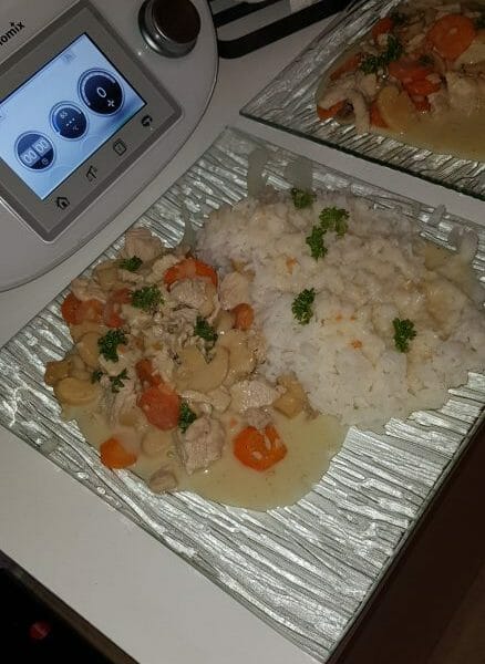 Cliquez pour zoomer ! Blanquette de dinde au bleu d’auvergne Thermomix par MorganeKeller