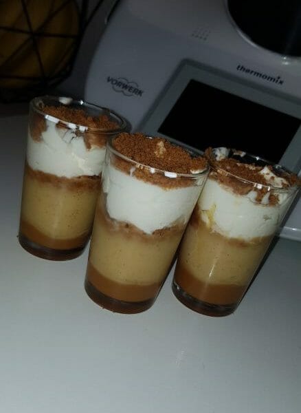 Cliquez pour zoomer ! Verrines pommes caramel et spéculoos Thermomix par MorganeKeller