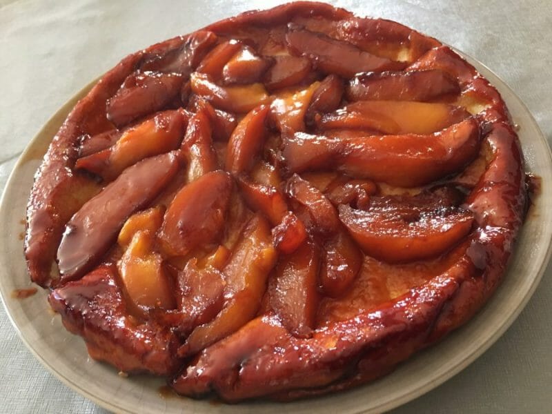 Cliquez pour zoomer ! Tarte tatin à la mangue Thermomix par Deb