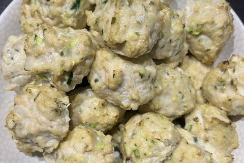 Cliquez pour zoomer ! Boulettes de dinde, courgettes et cumin Thermomix par cestmoi33