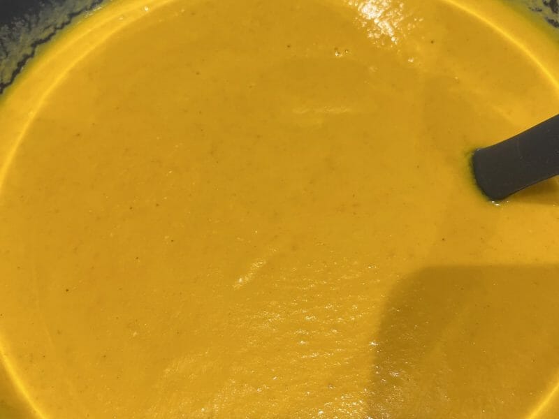 Cliquez pour zoomer ! Velouté carottes et pommes, au lait de coco Thermomix par cestmoi33