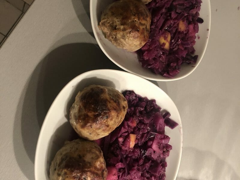 Cliquez pour zoomer ! Chou rouge, lardons et pommes Thermomix par Lou_5