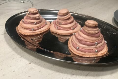 Cliquez pour zoomer ! Sapins de macarons à la framboise Thermomix par Margot_6