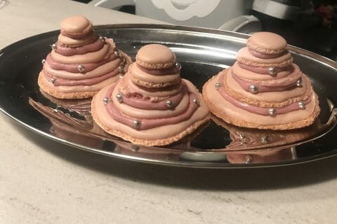 Cliquez pour zoomer ! Sapins de macarons à la framboise Thermomix par Margot_6