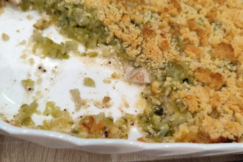 Cliquez pour zoomer ! Crumble poulet, courgettes et parmesan Thermomix par CaroP