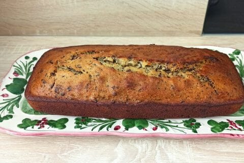 Cliquez pour zoomer ! Cake banane et pépites de chocolat Thermomix par CaroP