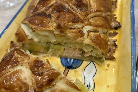 Cliquez pour zoomer ! Feuilleté saumon et poireaux Thermomix par CaroP
