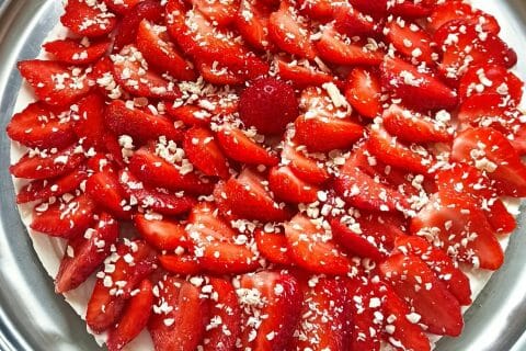 Cliquez pour zoomer ! Tarte aux fraises sans cuisson Thermomix par CaroP
