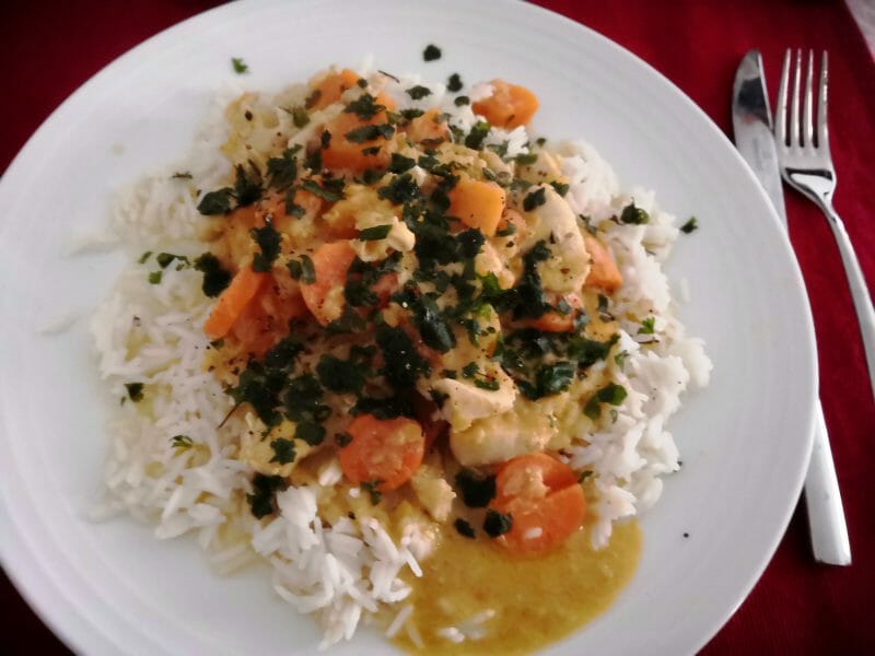 Cliquez pour zoomer ! Curry de poulet aux patates douces Thermomix par Cristel_67