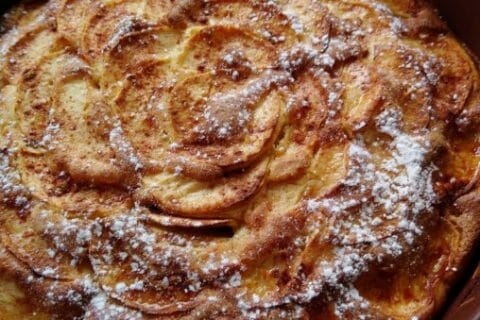 Cliquez pour zoomer ! Gâteau aux pommes et mascarpone au Thermomix