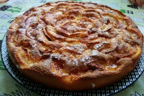 Cliquez pour zoomer ! Gâteau aux pommes et mascarpone au Thermomix